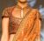 Different Collar Neck and Embroidery Designer Blouse Red Color