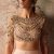 Stylish And Trending Netted and Thread Work Bridal Blouses Skin Color