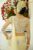 Latest Netted Party Blouse Designs Cream White Color