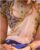 Designer Blouse with Flower Design – Blue Color