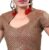 Collar Neck Chamki & Embroidery Work Party Blouse Red Color