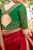 Latest & Trendy Thread Work Party Blouse Green Color