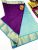 High Fancy Kanjivaram Silk Saree Mix Purple Color w/ Blouse
