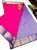 Latest Design High Fancy Kanjivaram Silk Saree Mix Rose Color w/ Blouse
