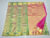 Full Gold Zari Work Kanchipuram Silk Sarees Flower and Mango Design Green w/ Pink Color