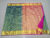 Kanchi Pure Silk Sarees Leaves Design Ocean w/ Pink Color