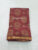 Kanchi Pure Handloom Silk Sarees Flower Design Stiletto Red w/ Gold Zari Color