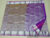Bridal Full White Zari Work Kanchipuram Silk Economy Wedding Sarees Purple Color