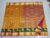 Economy Wedding Kanjivaram Pure Silk Sarees Golden Yellow Color Peacock Design