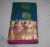Kanchipuram Soft Silk Sarees Mango and Flower Design Blue Whale w/ Rose Bud Cherry Color