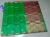Kanchi Soft Silk Sarees Circle Flower Design Pigment Green w/ Gold Zari Color