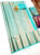 Trendy Kanjivaram Handloom Silk Wedding Saree Light Blue Color