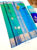 Trendy Annam Design Pure Kanjivaram Fancy Silk Saree Peacock Green w/ Blue Color