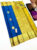 Beautiful Design Pure Kanjivaram Fancy Silk Saree Blue Color w/ Blouse