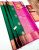 New Design Pure Kanjivaram Fancy Silk Saree Green Color w/ Blouse