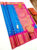 Trendy Annam Design Pure Soft Silks Saree Light Blue w/ Rose Color