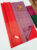 Trendy Pure Soft Silk Sarees Thread Work Design Orange color w/ Light Purple