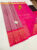 New Design Pure Soft Silk Saree Peach Color w/ Blouse