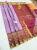Trendy Design Pure Soft Silk Saree Violet Color w/ Blouse