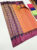 Purple and Orange Plain Mphoss Saree Art Silk w/ Blouse